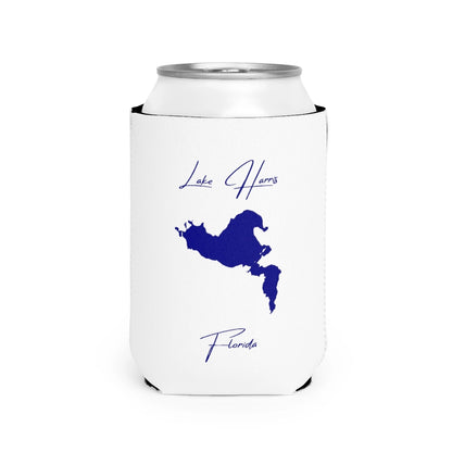 Florida  Lake  Harris  Can  Koozie  front  position  view  from  front-2  white.webp