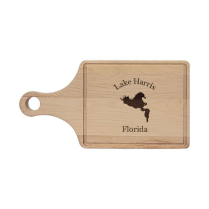 Florida  Lake  Harris  Engraved  Cutting  Board  front  position  view  from  front  maple.webp