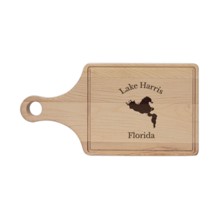 Florida  Lake  Harris  Engraved  Cutting  Board  front  position  view  from  front  maple.webp