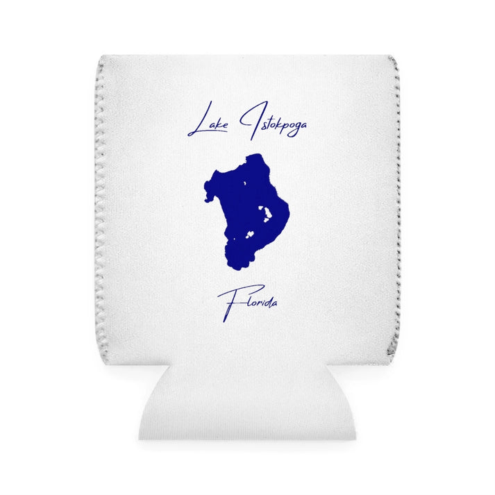 Florida  Lake  Istokpoga  Can  Koozie  front  position  view  from  front-1  white.webp