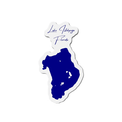 Florida  Lake  Istokpoga  Die  Cut  Magnet  front  position  view  from  front  4  x  4.webp