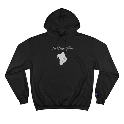 Florida  Lake  Istokpoga  Hoodie  front  position  view  from  front  black.webp