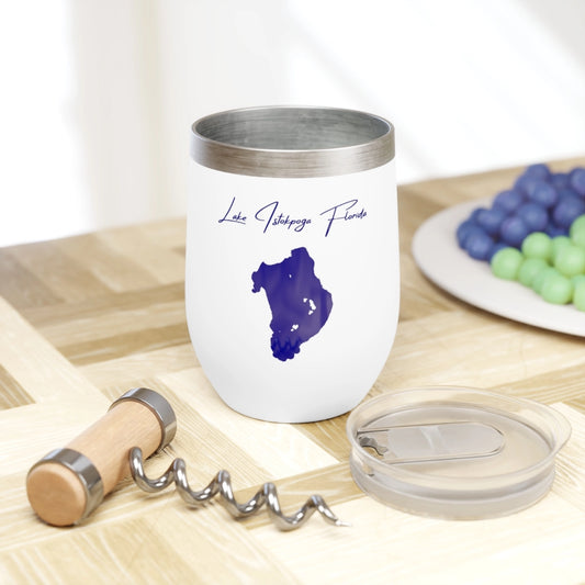 Florida  Lake  Istokpoga  Wine  Tumbler  other  position  view  from  context  white.webp