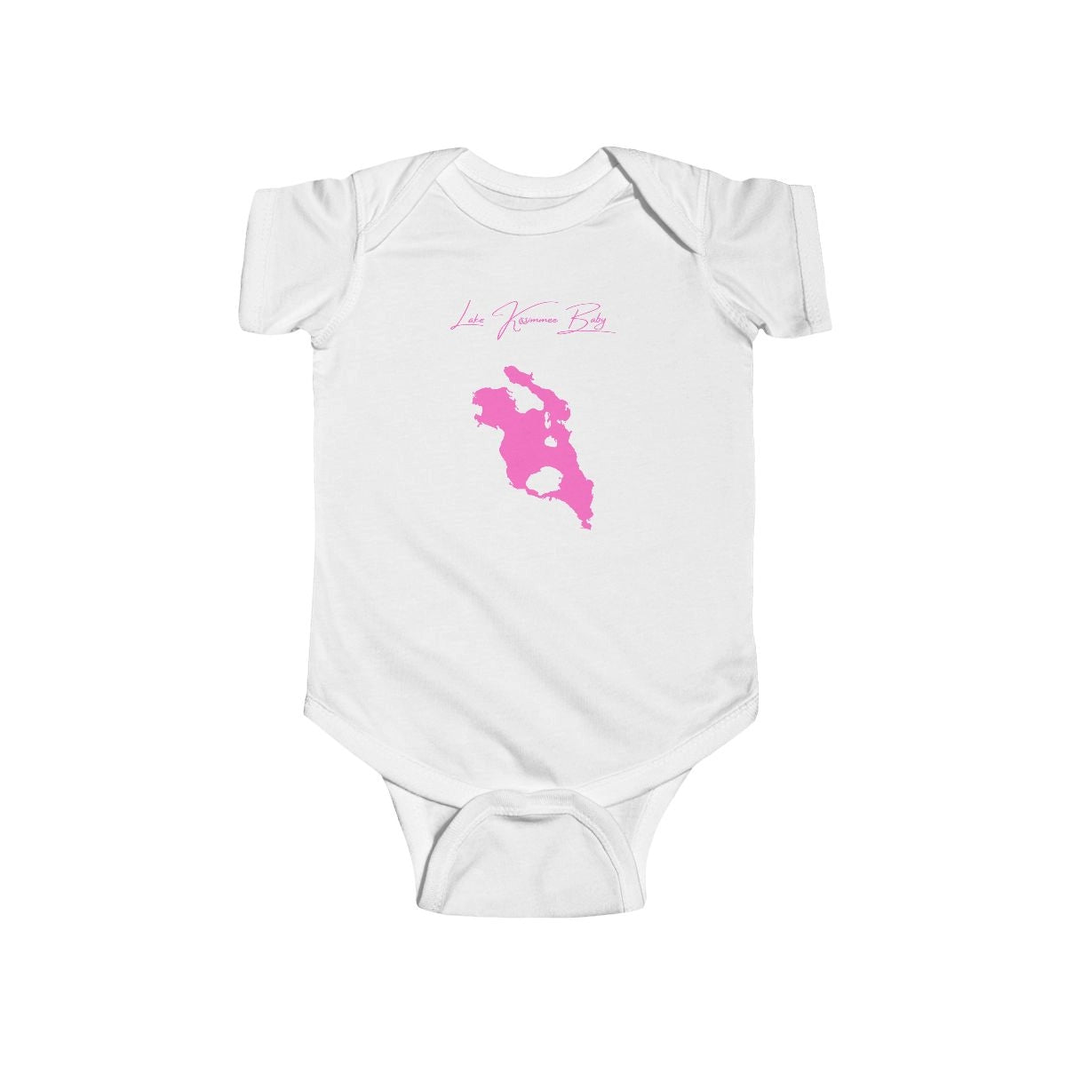 Florida  Lake  Kissimmee  Onesie  front  position  view  from  front  white.webp