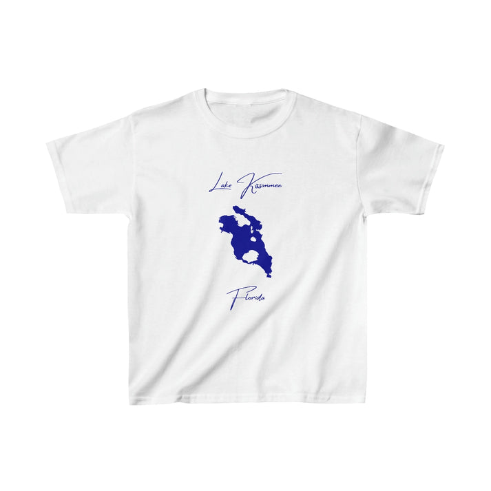 Florida  Lake  Kissimmee  Youth  T-shirt  front  position  view  from  front  white.webp