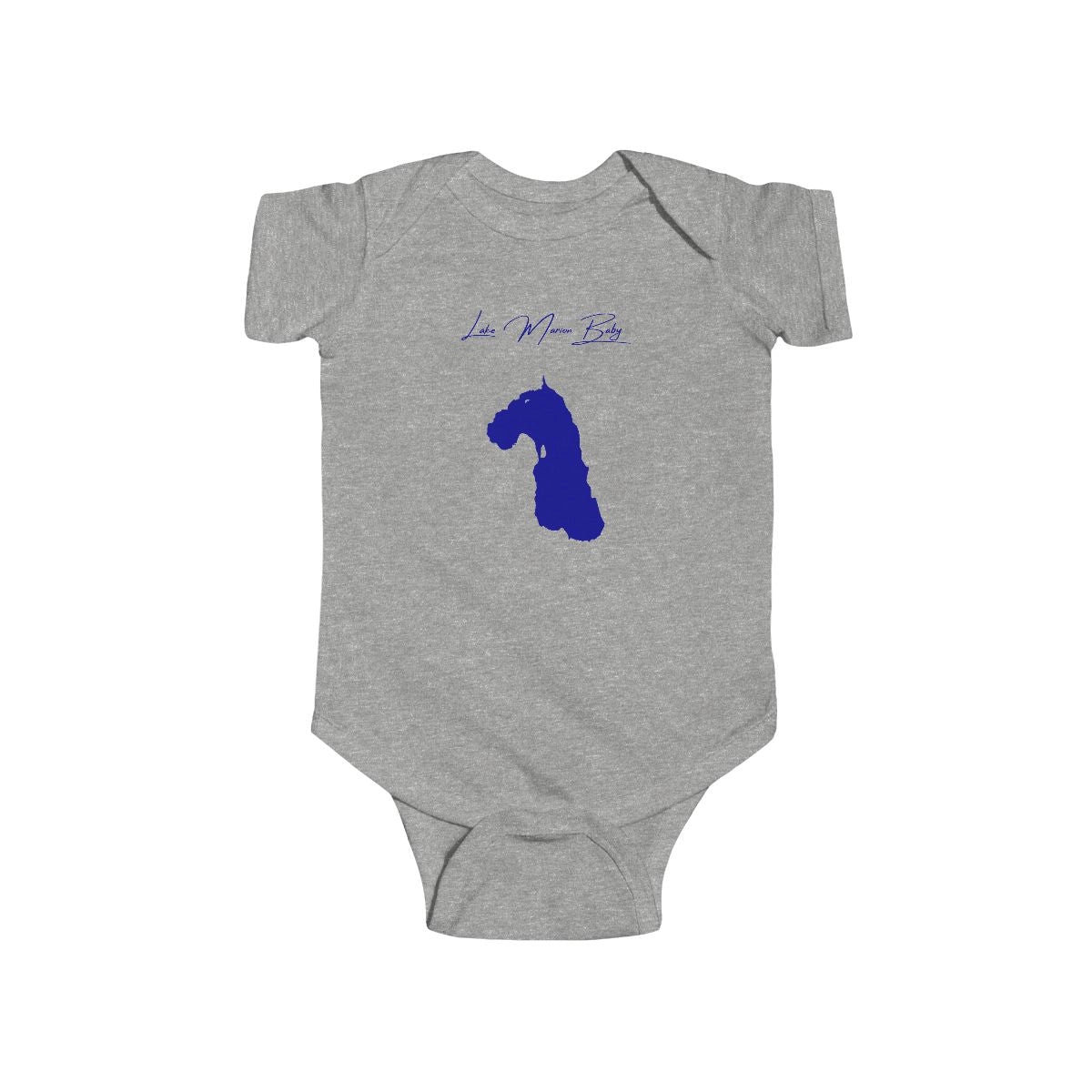 Florida  Lake  Marion  Onesie  front  position  view  from  front  heather.webp