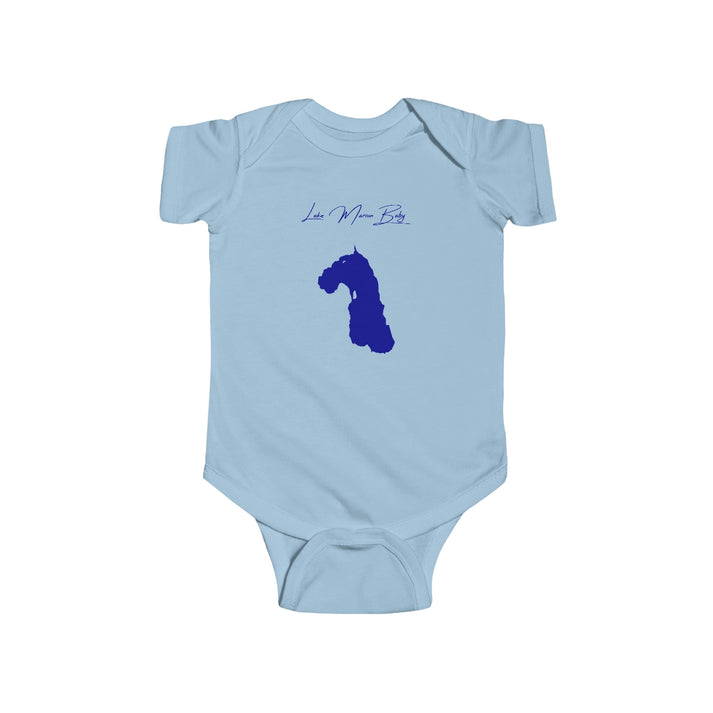 Florida  Lake  Marion  Onesie  front  position  view  from  front  light  blue.webp