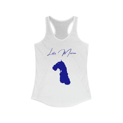 Florida  Lake  Marion  Racerback-Tank  front  position  view  from  front  solid  white.webp