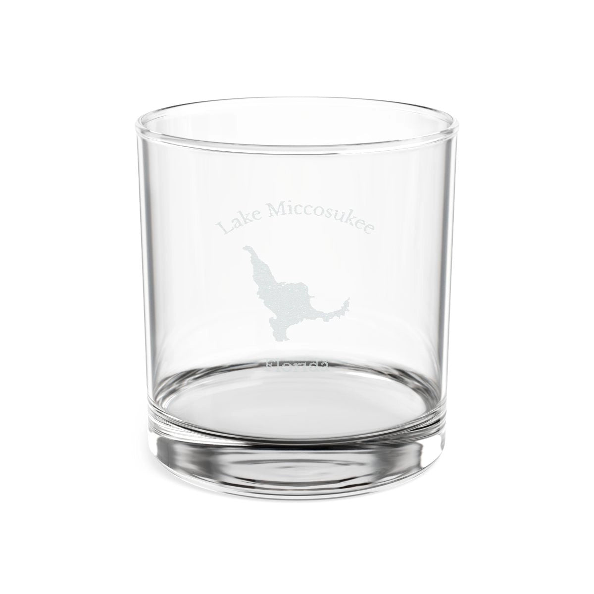 Florida  Lake  Miccosukee  Engraved  Whiskey  Glass  other  position  view  from  front  10.5oz.webp