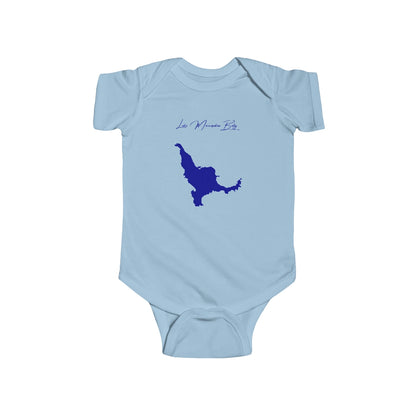 Florida  Lake  Miccosukee  Onesie  front  position  view  from  front  light  blue.webp