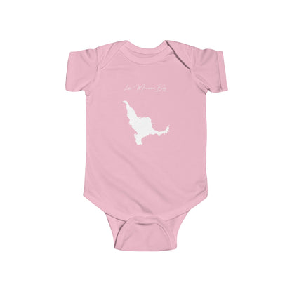 Florida  Lake  Miccosukee  Onesie  front  position  view  from  front  pink.webp