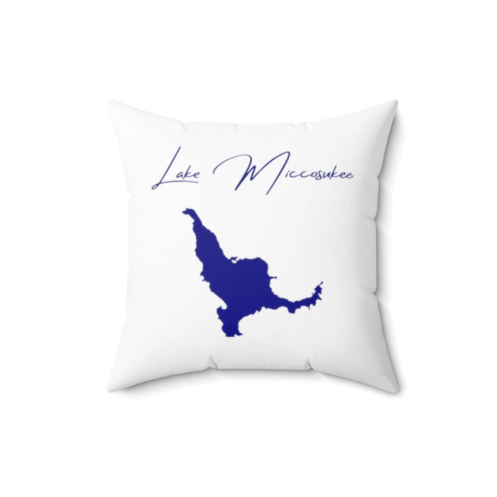Florida  Lake  Miccosukee  Pillow  front  position  view  from  back  16  x  16.webp