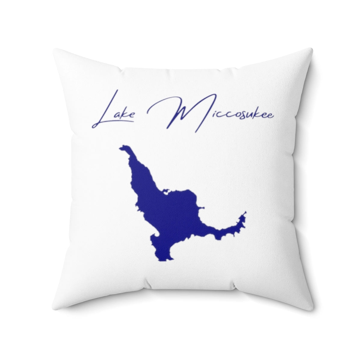 Florida  Lake  Miccosukee  Pillow  front  position  view  from  back  20  x  20.webp