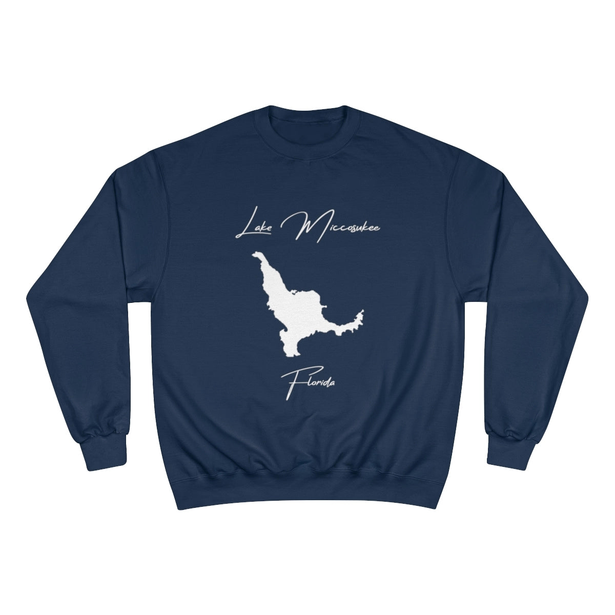 Florida  Lake  Miccosukee  Sweatshirt  front  position  view  from  front  navy.webp