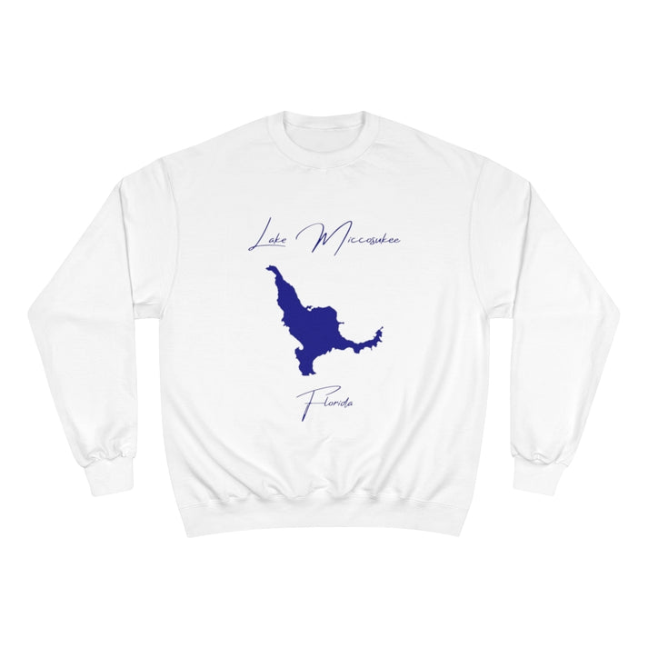 Florida  Lake  Miccosukee  Sweatshirt  front  position  view  from  front  white.webp
