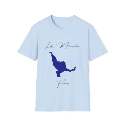 Florida  Lake  Miccosukee  T-shirt  front  position  view  from  front  light  blue.webp