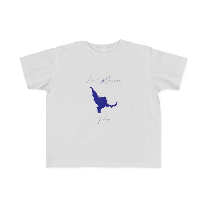 Florida  Lake  Miccosukee  Toddler  T-shirt  front  position  view  from  front  silver.webp