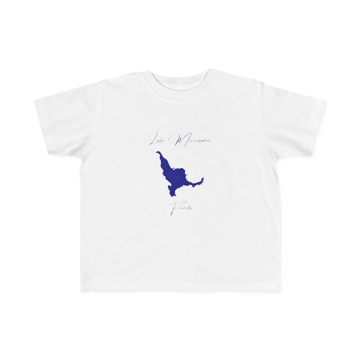 Florida  Lake  Miccosukee  Toddler  T-shirt  front  position  view  from  front  white.webp