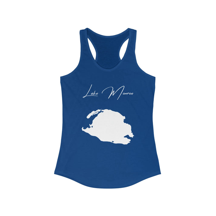 Florida  Lake  Monroe  Racerback-Tank  front  position  view  from  front  solid  royal.webp