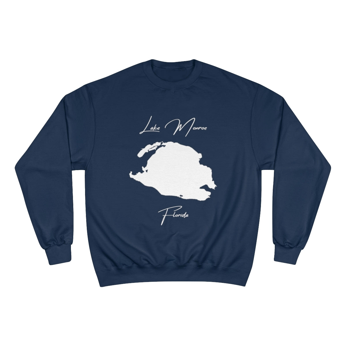 Florida  Lake  Monroe  Sweatshirt  front  position  view  from  front  navy.webp
