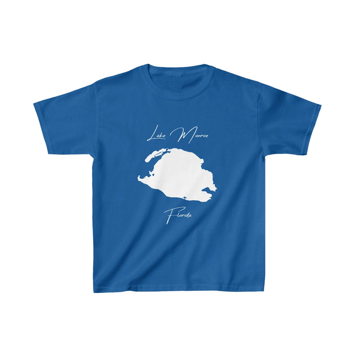 Florida  Lake  Monroe  Youth  T-shirt  front  position  view  from  front  royal.webp
