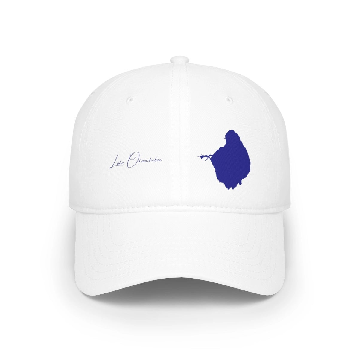 Florida  Lake  Okeechobee  Baseball  Cap  front  position  view  from  front  one  size.webp