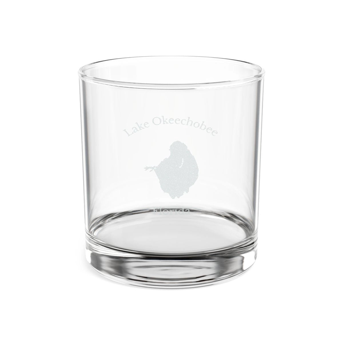 Florida  Lake  Okeechobee  Engraved  Whiskey  Glass  other  position  view  from  front  10.5oz.webp