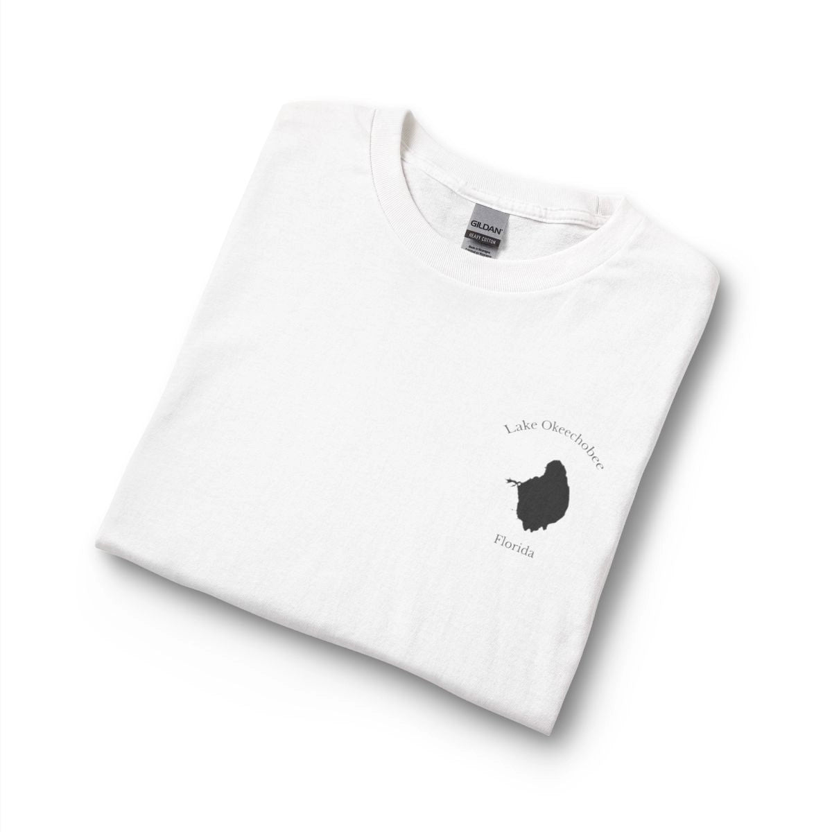 Florida  Lake  Okeechobee  Long  Sleeve  Fishing  T-shirt  other  position  view  from  folded  white.webp