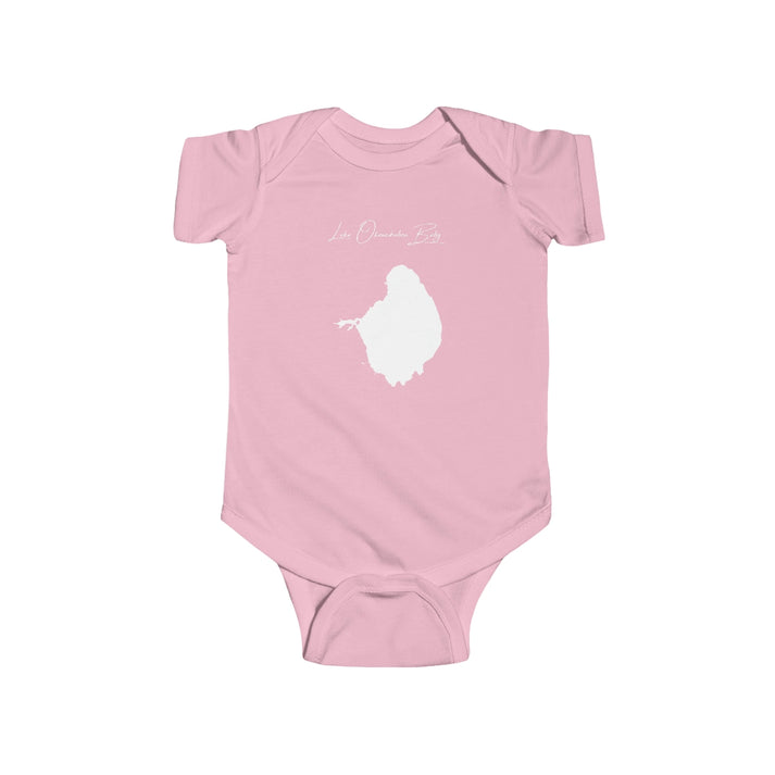 Florida  Lake  Okeechobee  Onesie  front  position  view  from  front  pink.webp