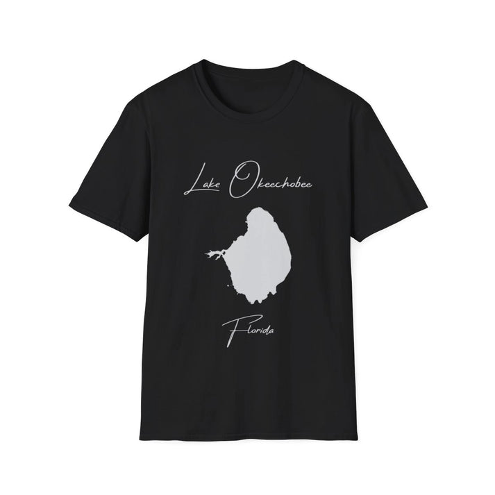Florida  Lake  Okeechobee  T-shirt  front  position  view  from  front  black.webp