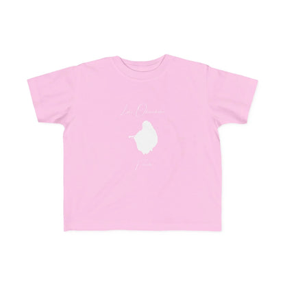 Florida  Lake  Okeechobee  Toddler  T-shirt  front  position  view  from  front  pink.webp