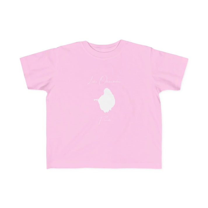 Florida  Lake  Okeechobee  Toddler  T-shirt  front  position  view  from  front  pink.webp