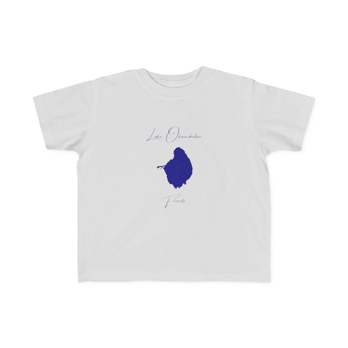 Florida  Lake  Okeechobee  Toddler  T-shirt  front  position  view  from  front  silver.webp