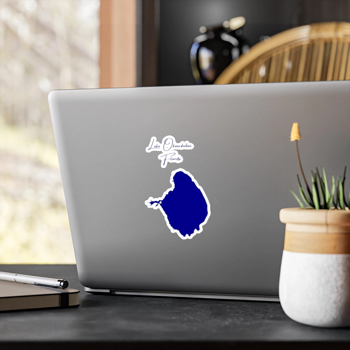 Florida  Lake  Okeechobee  Vinyl  Decal  other  position  view  from  context-3  4  x  6.webp