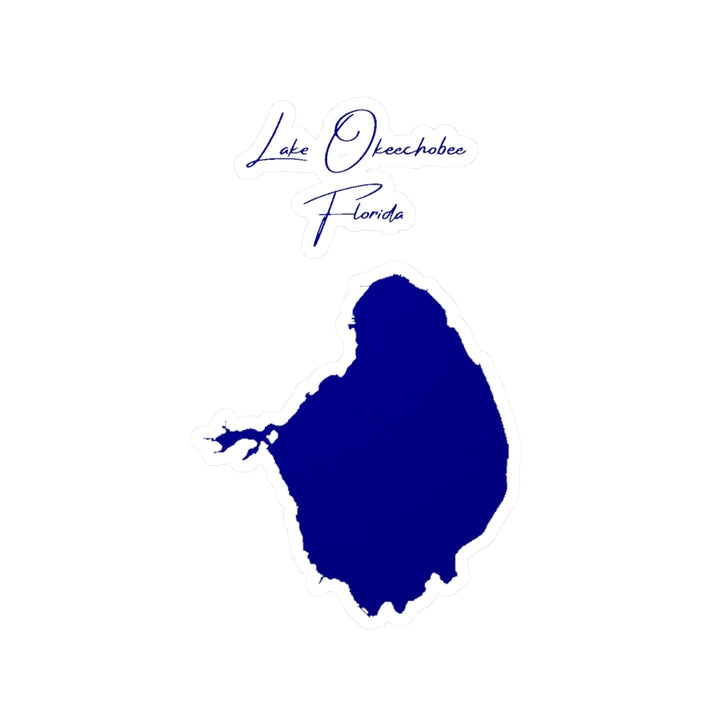 Florida  Lake  Okeechobee  Vinyl  Decal  other  position  view  from  front  4  x  6.webp