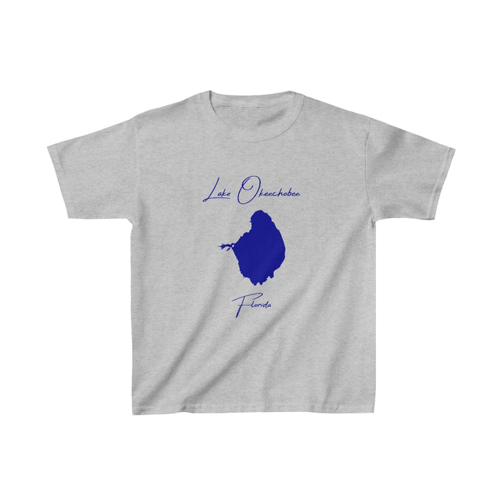 Florida  Lake  Okeechobee  Youth  T-shirt  front  position  view  from  front  sport  grey.webp