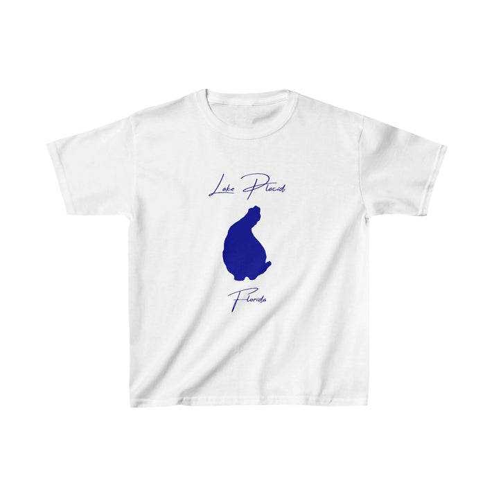 Florida  Lake  Placid  Youth  T-shirt  front  position  view  from  front  white.webp