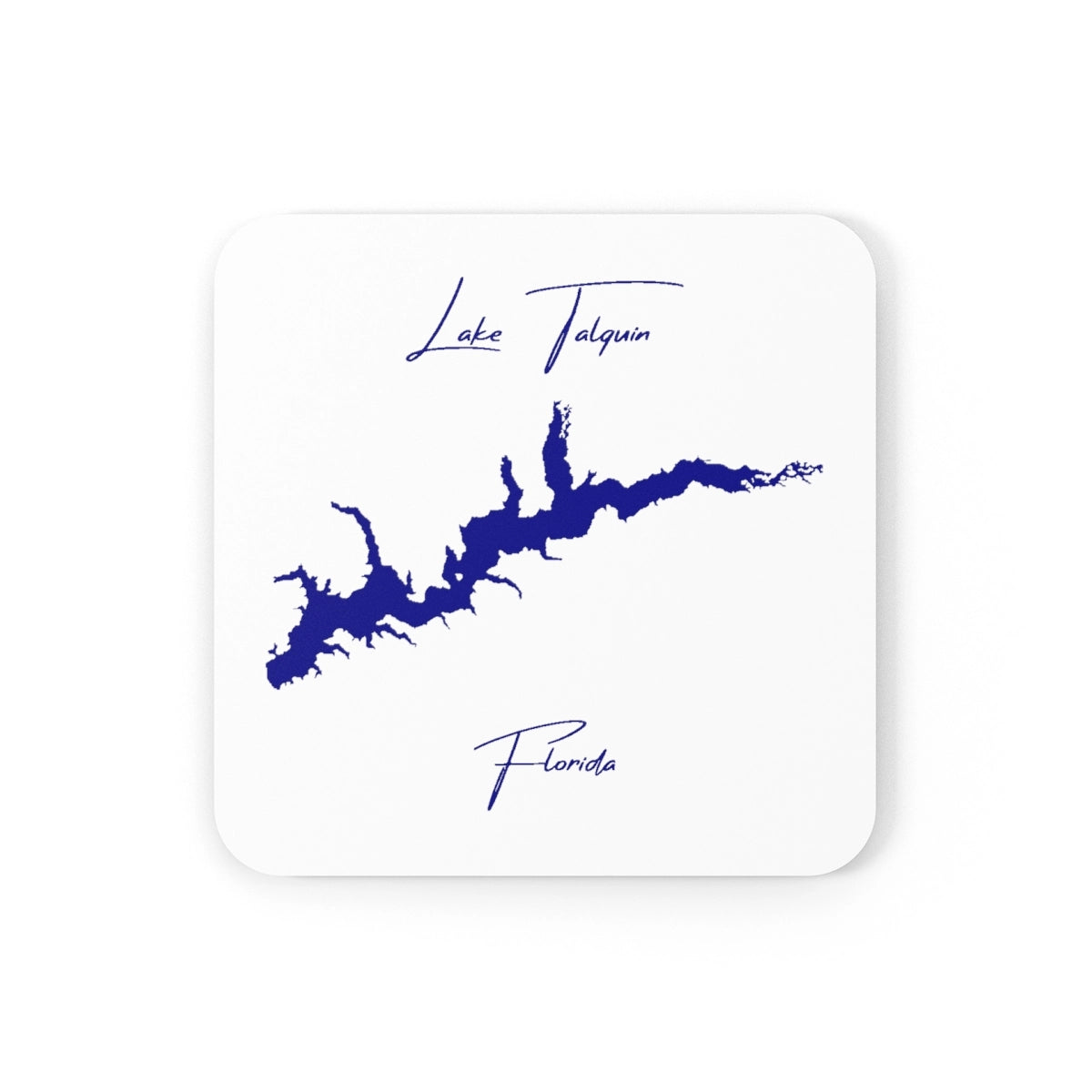 Florida  Lake  Talquin  Coaster  Set  front  position  view  from  front  3.75  x  3.75.webp
