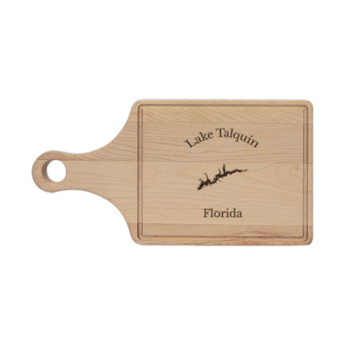 Florida  Lake  Talquin  Engraved  Cutting  Board  front  position  view  from  front  maple.webp