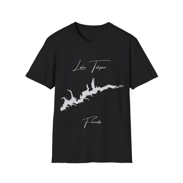 Florida  Lake  Talquin  T-shirt  front  position  view  from  front  black.webp