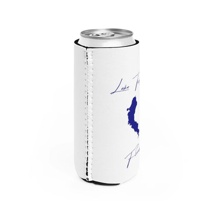 Florida  Lake  Tarpon  Slim  Can  Koozie  all  position  view  from  right  white.webp