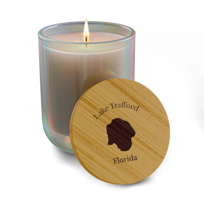 Florida  Lake  Trafford  Engraved  Candle  other  position  view  from  front  opal  iris.webp