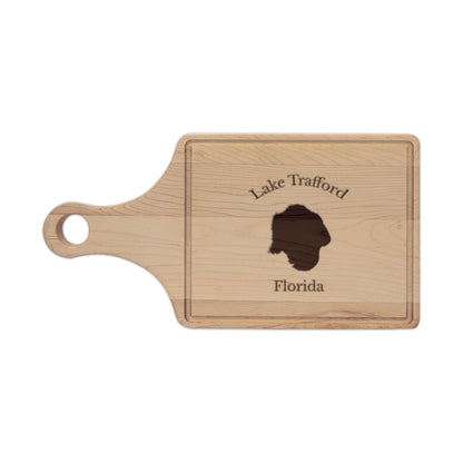 Florida  Lake  Trafford  Engraved  Cutting  Board  front  position  view  from  front  maple.webp