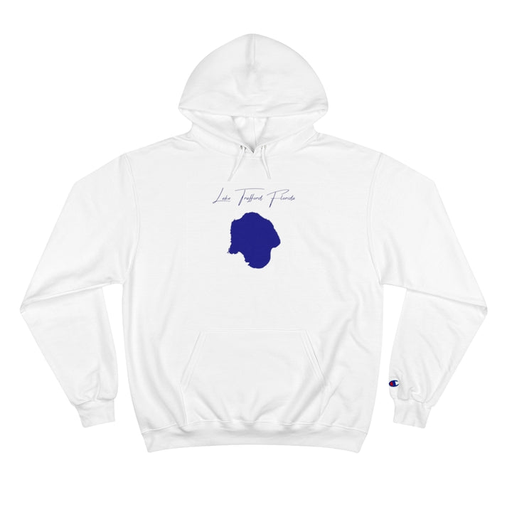 Florida  Lake  Trafford  Hoodie  front  position  view  from  front  white.webp