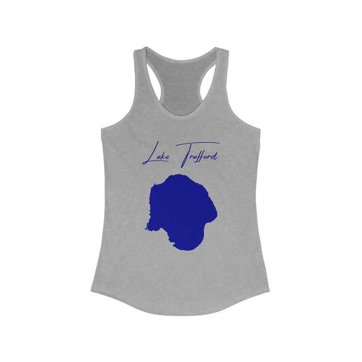 Florida  Lake  Trafford  Racerback-Tank  front  position  view  from  front  heather  grey.webp