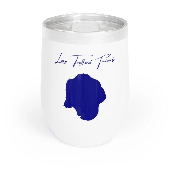 Florida  Lake  Trafford  Wine  Tumbler  front  position  view  from  front  white.webp