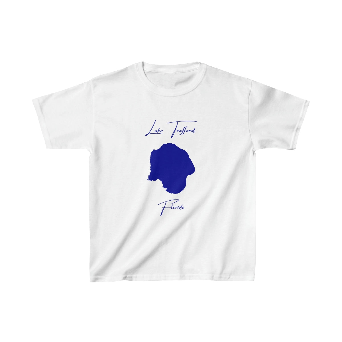 Florida  Lake  Trafford  Youth  T-shirt  front  position  view  from  front  white.webp