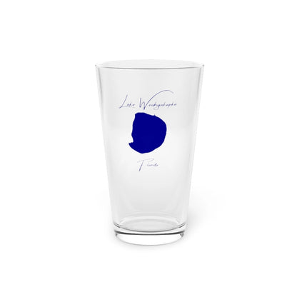 Florida  Lake  Weohyakapka  16oz  Pint  Glass  front  position  view  from  front  16oz.webp