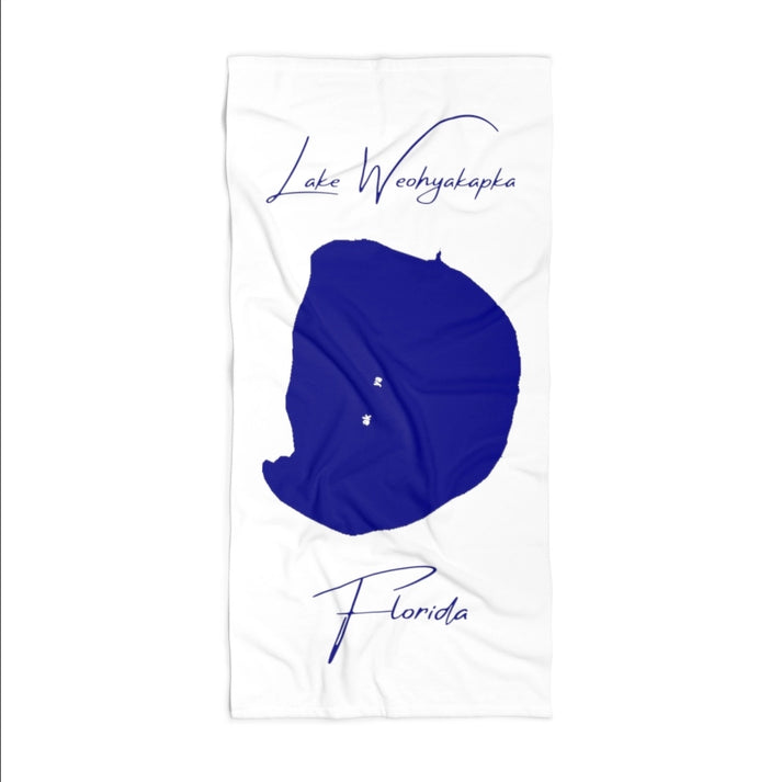 Florida  Lake  Weohyakapka  Beach  Towel  front  position  view  from  front  36  x  72.webp
