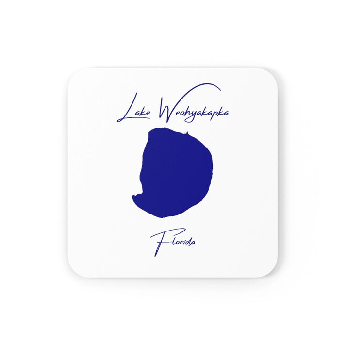 Florida  Lake  Weohyakapka  Coaster  Set  front  position  view  from  front  3.75  x  3.75.webp
